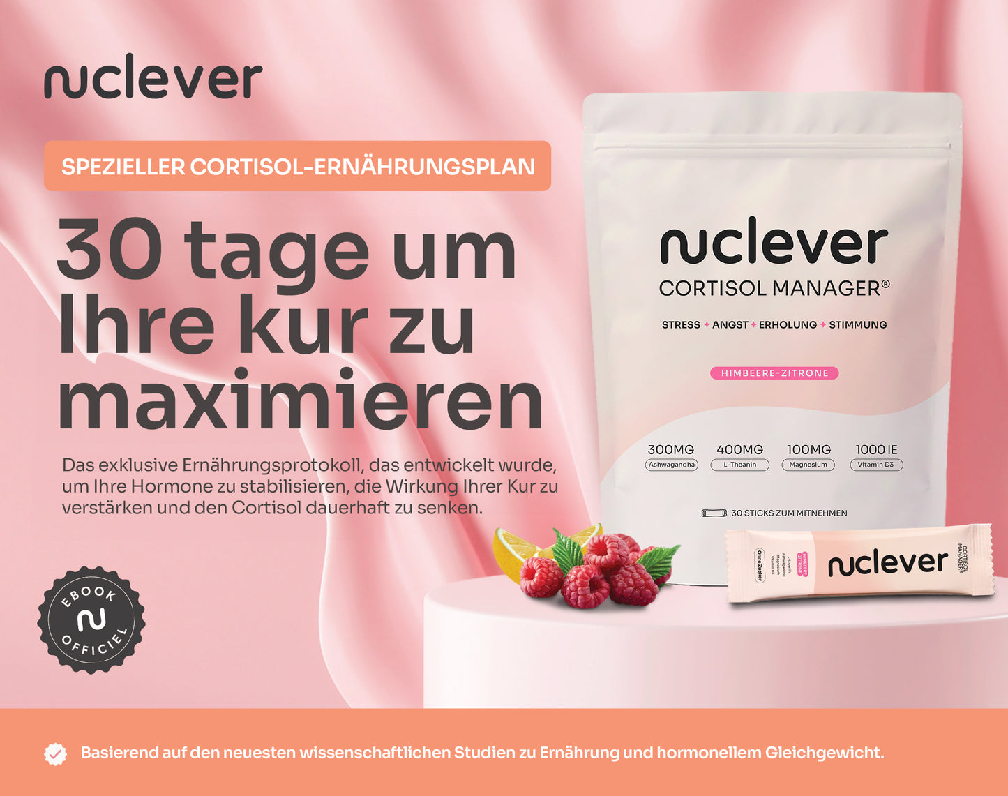 Ernährungsplan speziell für Cortisol